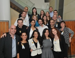 The first graduating class of BGU's Mandel Social Leadership MBA Program