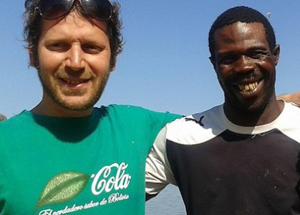 BGU researcher Amit Savaia (left) is working to make a difference in Africa.
