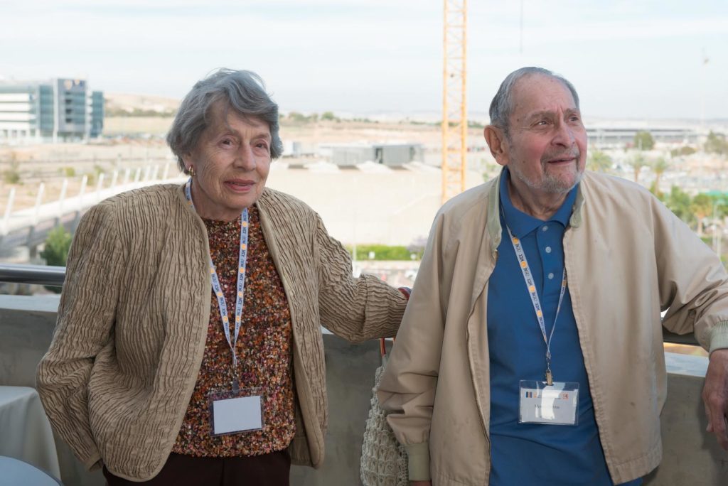 Arline and Mort Doblin at the American Associates Reception at BGU’s 44th Board of Governors Meeting in Beer-Sheva