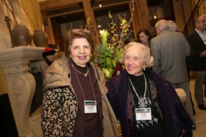 Hilda Namm with Florence Giamona enjoying an Americans for Ben-Gurion University reception in Sonoma. Hilda was acknowledged that evening for her generous gift to help BGHU come closer to a cure for type 1 diabetes.