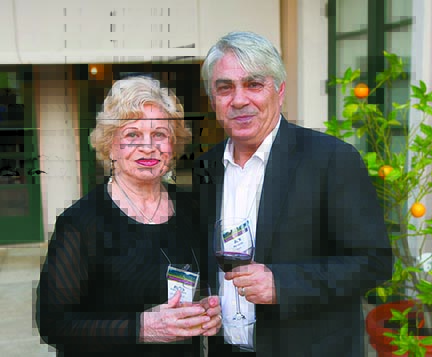 Ruth Flinkman-Marandy, regional campaign chair, with her husband, Ben Marandy