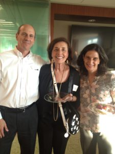 Americans for Ben-Gurion University National Board Member Marjorie Kaiz Offer (center) with Alan and Roz Bornstein, whose daughter is a proud BGU alumna