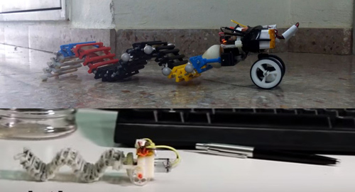 Reproductions of the SAW robot can vary in size depending on the task they are being used for.