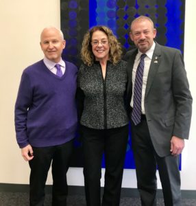 Northwestern University President Morton Shapiro, BGU President Prof. Rivka Carmi, and Americans for Ben-Gurion University CEO Doug Seserman