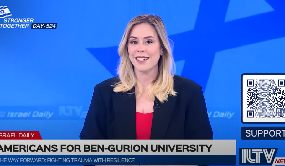 Image of ILTV Highlights A4BGU’s Support in Israel’s Way Forward